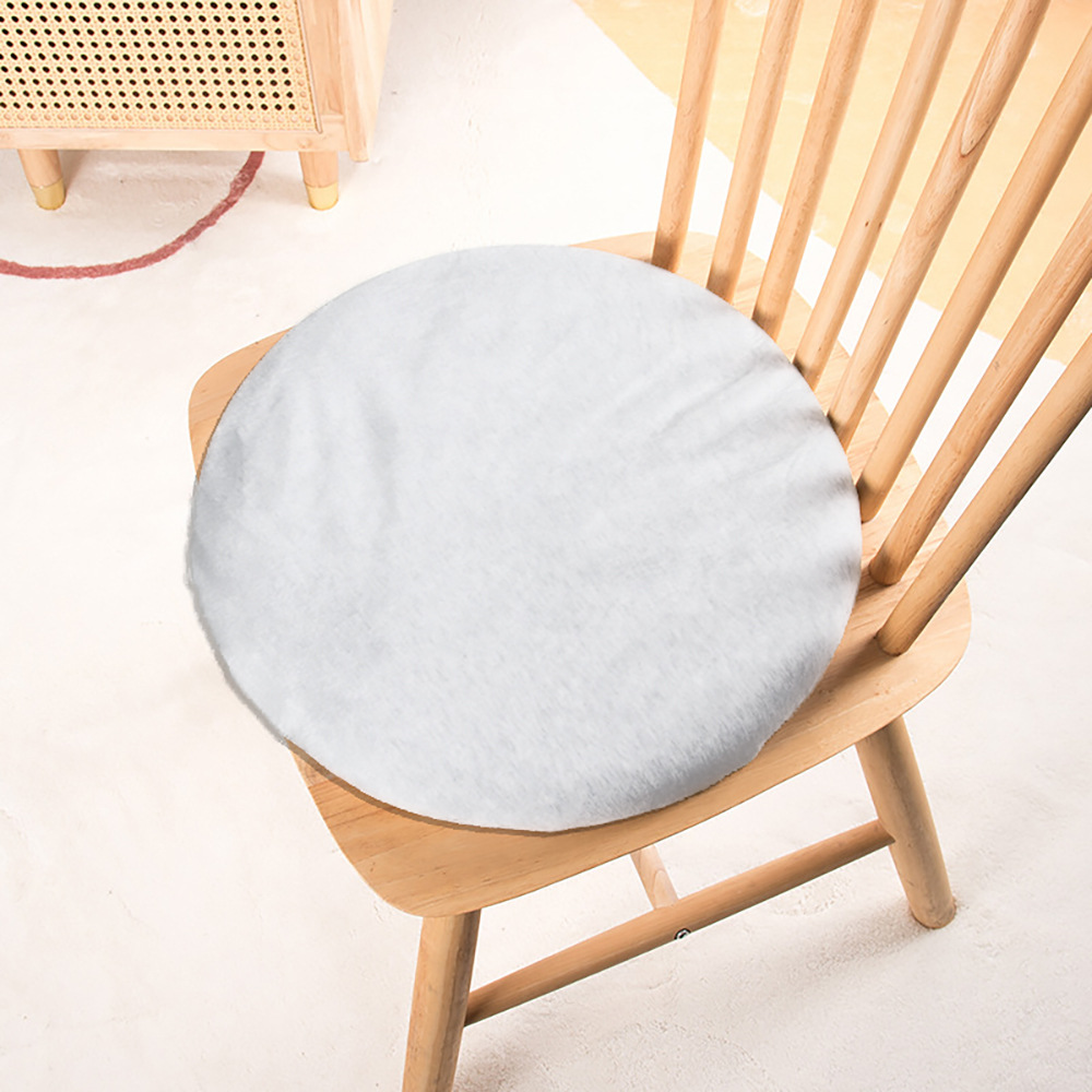 Heat Transfer Printing Seat Cushion Cushion round Pillow 150G Crystal Velvet Cushion 2022 Soft Chair Pillow Chair Cushion