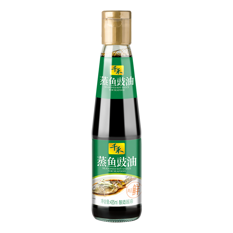 蒸鱼豉油435ml/瓶酿造酱油炒菜凉拌调料生抽家用蒸鱼去腥调味
