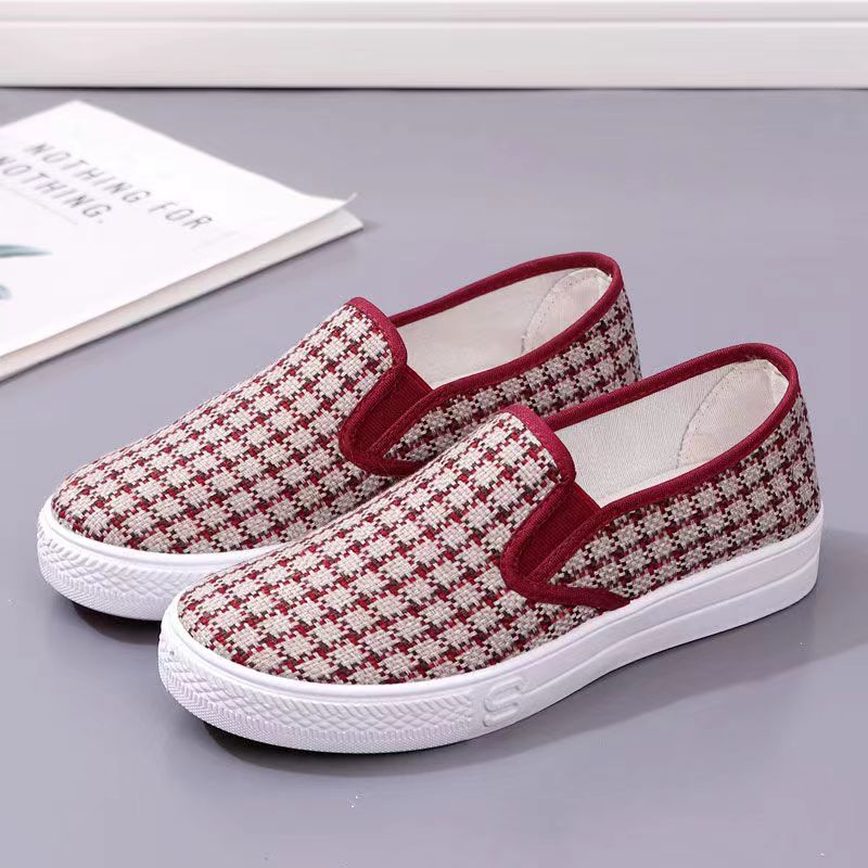 Cross-Border New Arrival Slip-on Old Beijing Cloth Shoes Casual Shoes Women's Comfortable Versatile Student Shoes Fashion Trendy Women's Shoes