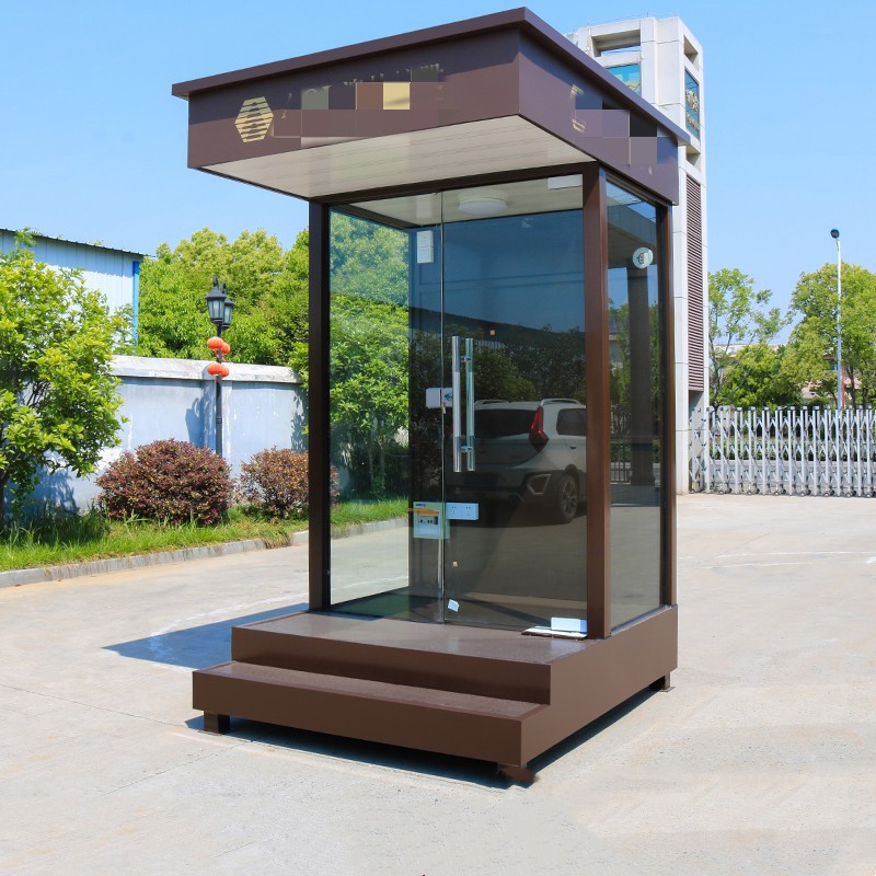 售楼部站岗岗亭 礼宾岗亭 保安值班岗亭 移动保安亭bat-027-阿里巴巴