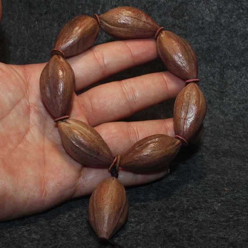 9手串素珠橄榄核雕原皮手链 老油核-阿里巴巴