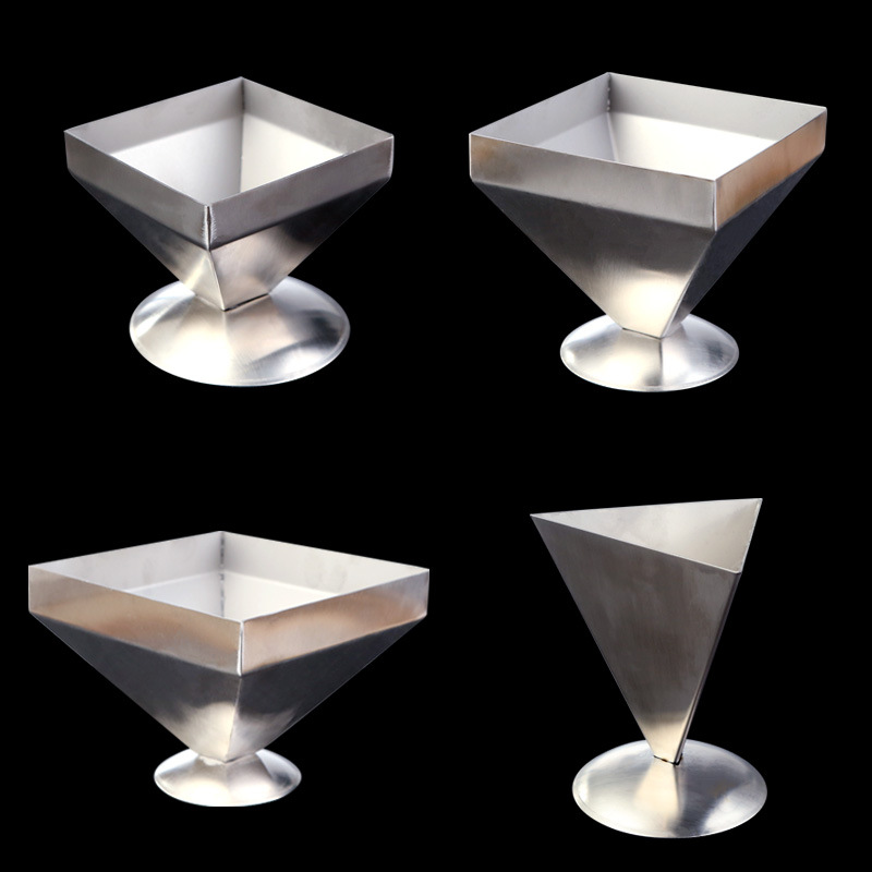 宝塔肉模具四角塔造型模具酒店餐饮定型菜厨具创意不锈钢厨房工具