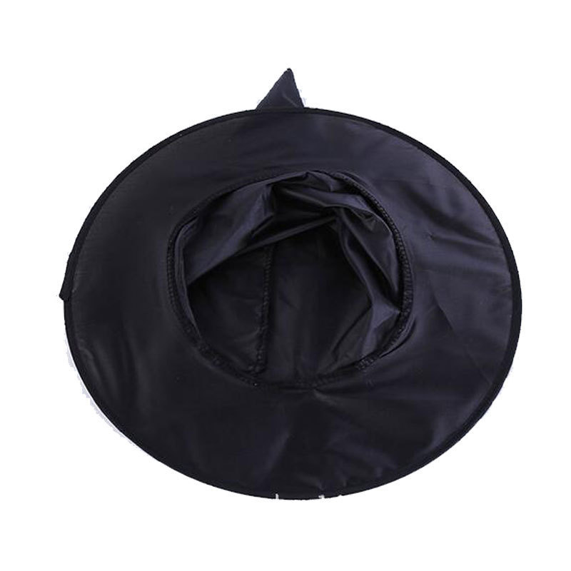 Halloween Hat Wizard's Hat Black Oxford Cloth Makeup Costume Props Harry Potter Witch Hat Witch Hat