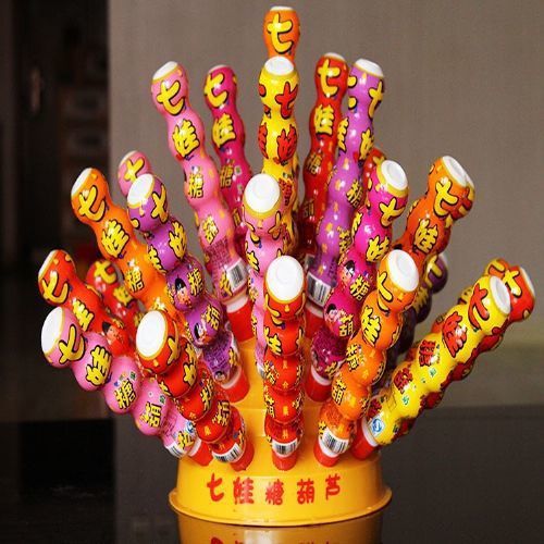 七娃葫芦娃100ml*32支带支架整箱糖葫芦奶果汁儿童果奶饮料包邮