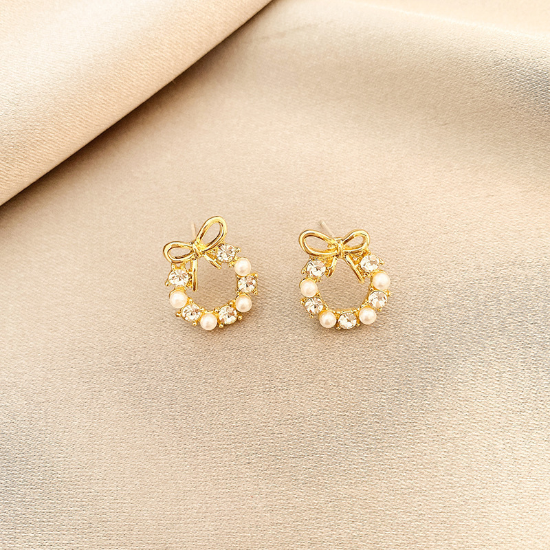 925银针耳环韩国气质耳钉金属复古几何耳坠感大气耳饰批发