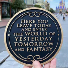 Magic Kingdom Inspired Plaque世界魔法王國入口靈感牌匾工藝品