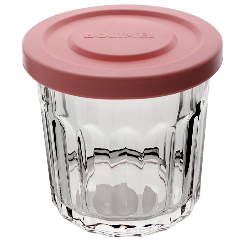 Glass Jar Glass Tea Can Tea Box Flower Tea Jar Office Good-looking Tea Sealed Jar Girly Heart