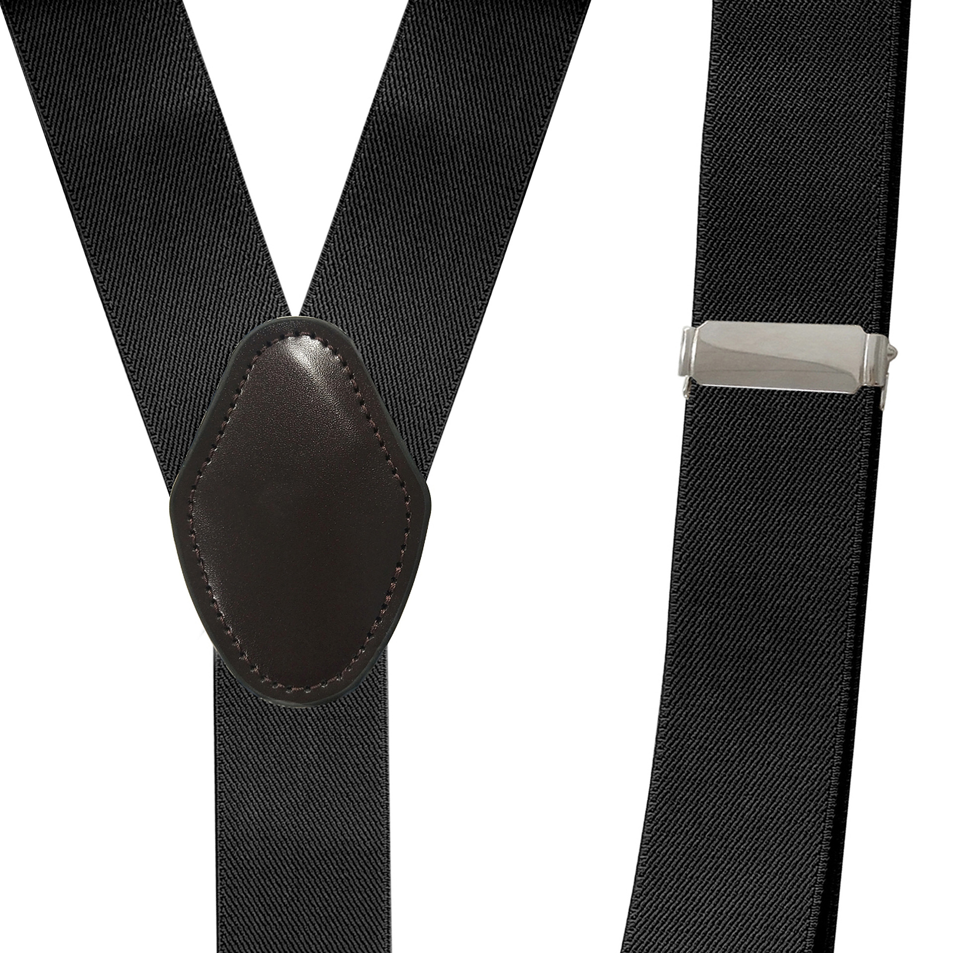 Adult Men's 6 Clip Suspenders Adjustable Elastic Y Type