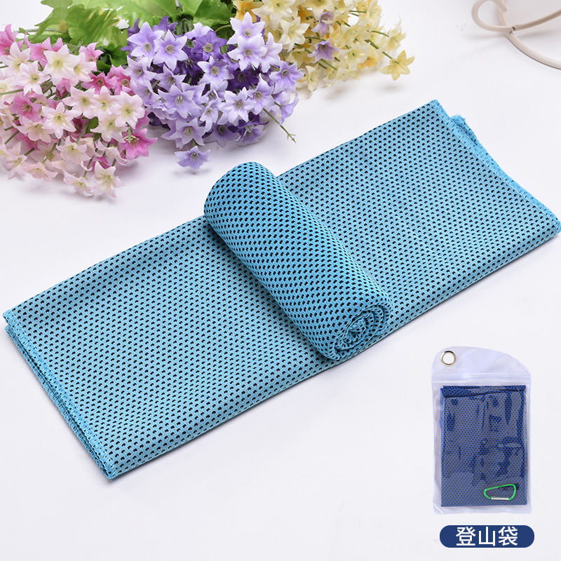 Sports Towel Cold Feeling Towel Ice-Cold Towel Frozen Towels Quick-Drying Towel Ice Silk Towel Sports Handkerchief Cold Towel