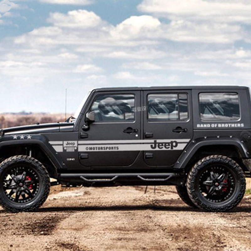 适用于吉普牧马人汽车贴纸 jeep车贴拉花 自由客个性车身贴指南者