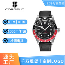厂家直销nh34机芯手表男机械表防水夜光外贸定制logo男士夜光手表