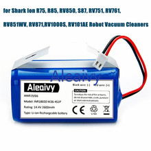 14.8V 2600Mah锂电池适用于Shark R75 R85 S87 RV751吸尘器88