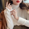 2022 Autumn and winter new pattern Plush thickening one Fluff clothes Half a Explosive money Internal lap Western style Primer Sweater
