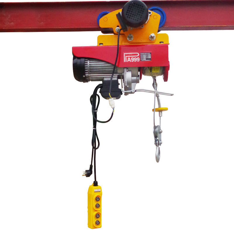 家用微型电动葫芦上下左右220v小吊机1t连体升降滑轮跑车小型航吊