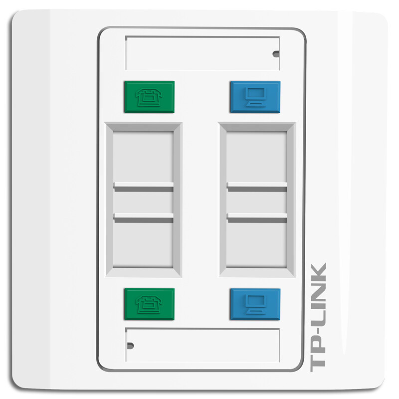 普联（TP-LINK）86型工程电脑光纤宽带网线网络墙壁插座信息面