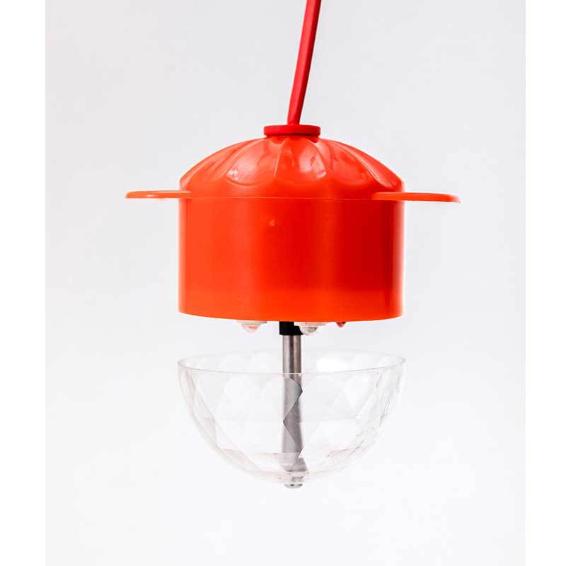 新年大红灯笼led灯泡灯阳台灯笼配件春节灯笼伴侣旋转灯带线插电