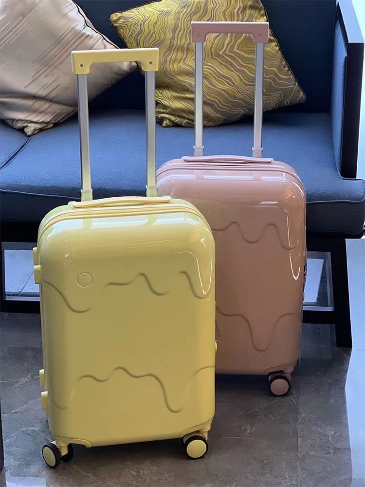 雪糕行李箱拉链款拉杆箱轻便登机学生皮箱旅行箱子20寸24男女
