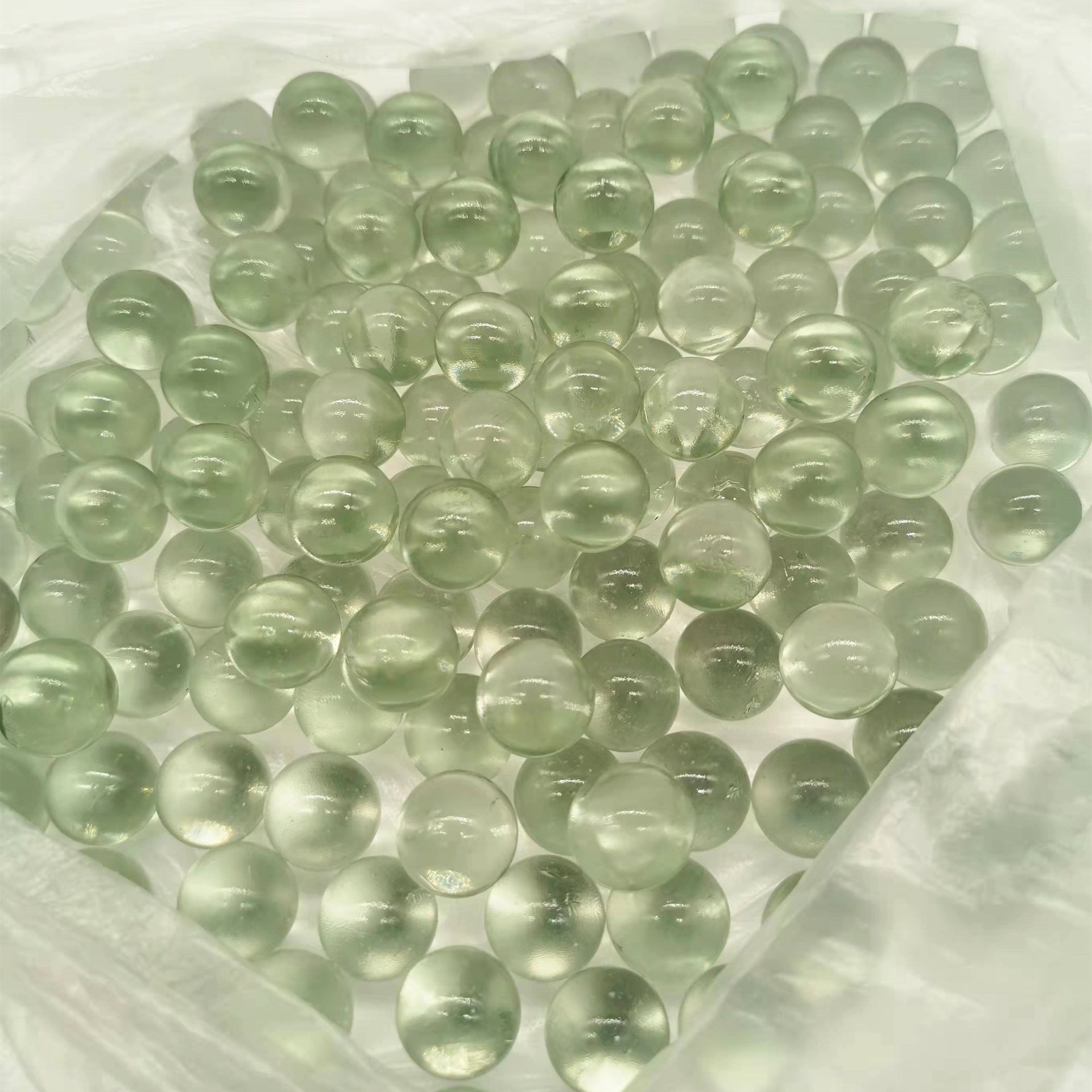 批发玻璃球弹珠16mm17mm实心透明玻璃球自喷漆专用