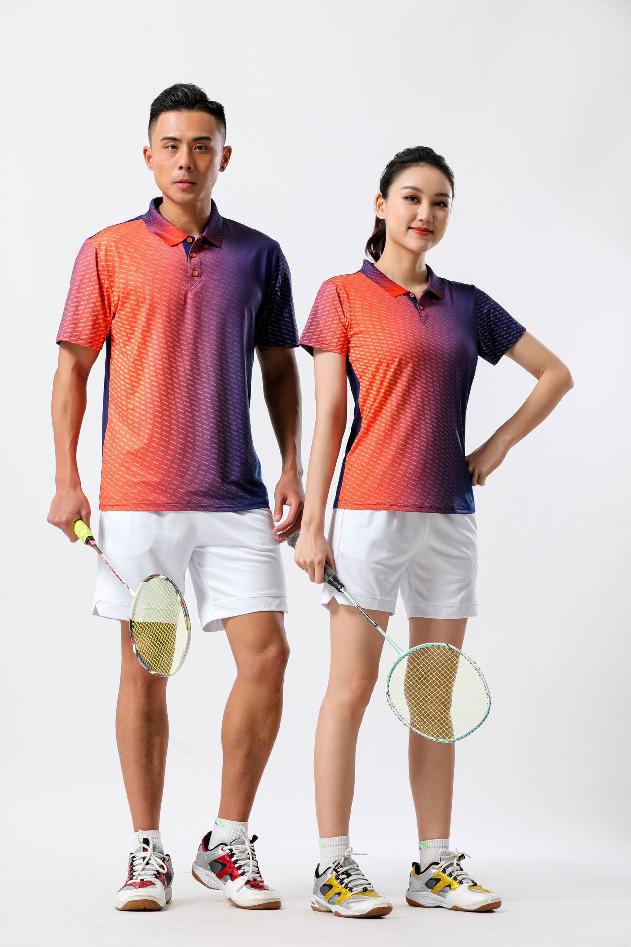 羽毛球服套装女男速干夏季速干透气比赛球衣团体定制网球服运动服