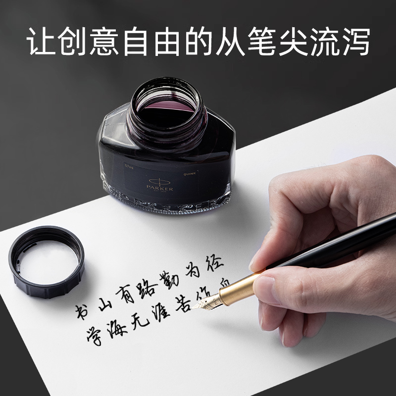 2p80钢笔迷你装墨水速干非碳素不堵笔黑色学生成人用30ml-阿里巴巴