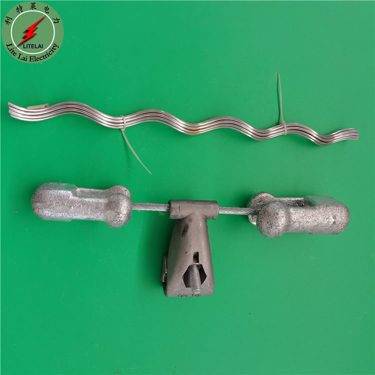 电力防护金具 光缆防振金具 防振锤 导线防护金具 光缆保护条长度-阿