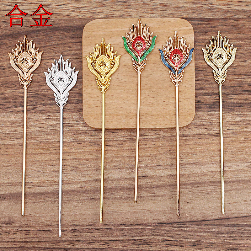 diy ancient style han chinese clothing ornament accessories hairpin new alloy hairpin