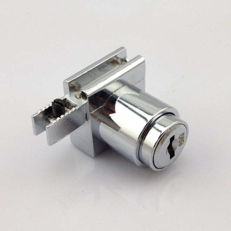 协和牌h玻璃锁 玻璃门锁 玻璃移门锁 玻璃柜锁橱窗锁轨道专用锁