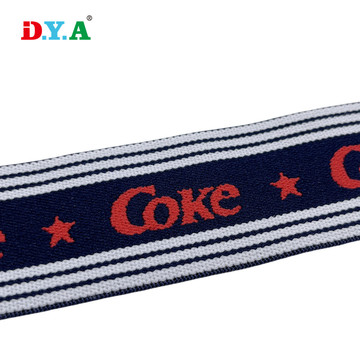 35mm尼龙字母提花松紧带箱包带背包弹力带裤腰头松紧带袖口包边带