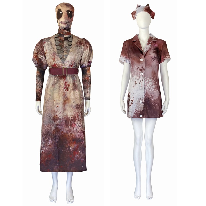 黎明杀机cos服 寂静岭服屠夫鬼npc服万圣节表演服装cosplay恐怖服