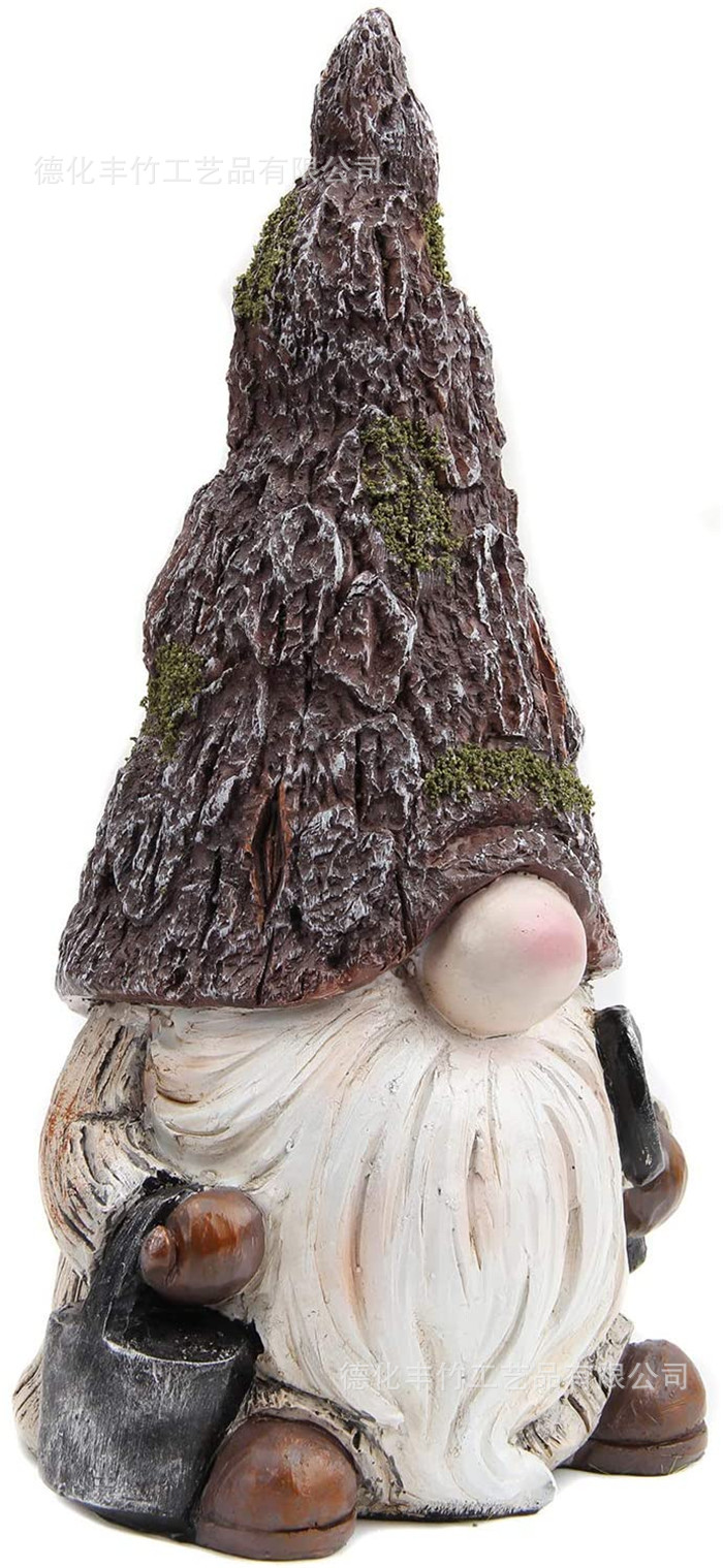 淘气小矮人花园地精雕像树脂地精塑像户外装饰品