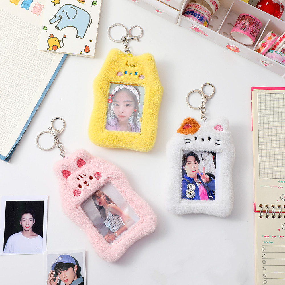 2023 new cartoon  plush card holder girl‘s three-inch aidou mini truck gu card holder students‘ school bag pendant bag