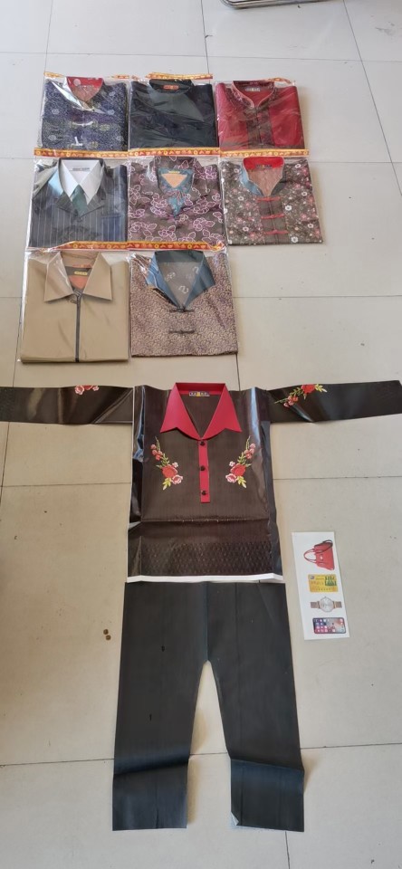 纸衣服衬衣西服中山装殡葬用品清明扫墓丧葬烧纸冥币花圈白事佛教