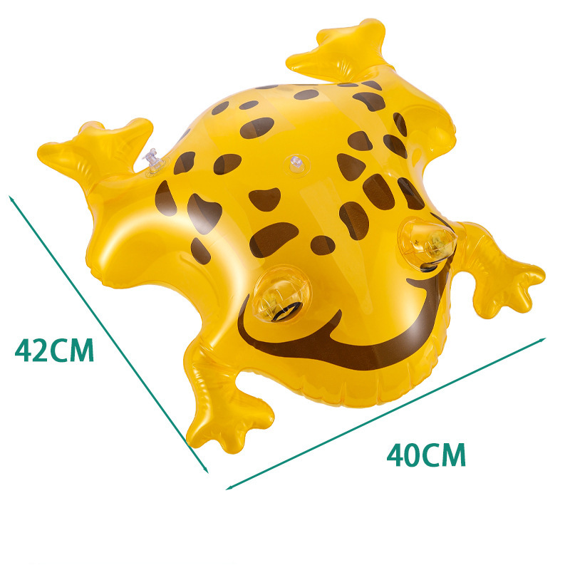 Internet Celebrity Flash Inflatable Light-Emitting Frog Doll Balloon Doll Lonely Toad Baby Pop Jumping Toys Wholesale