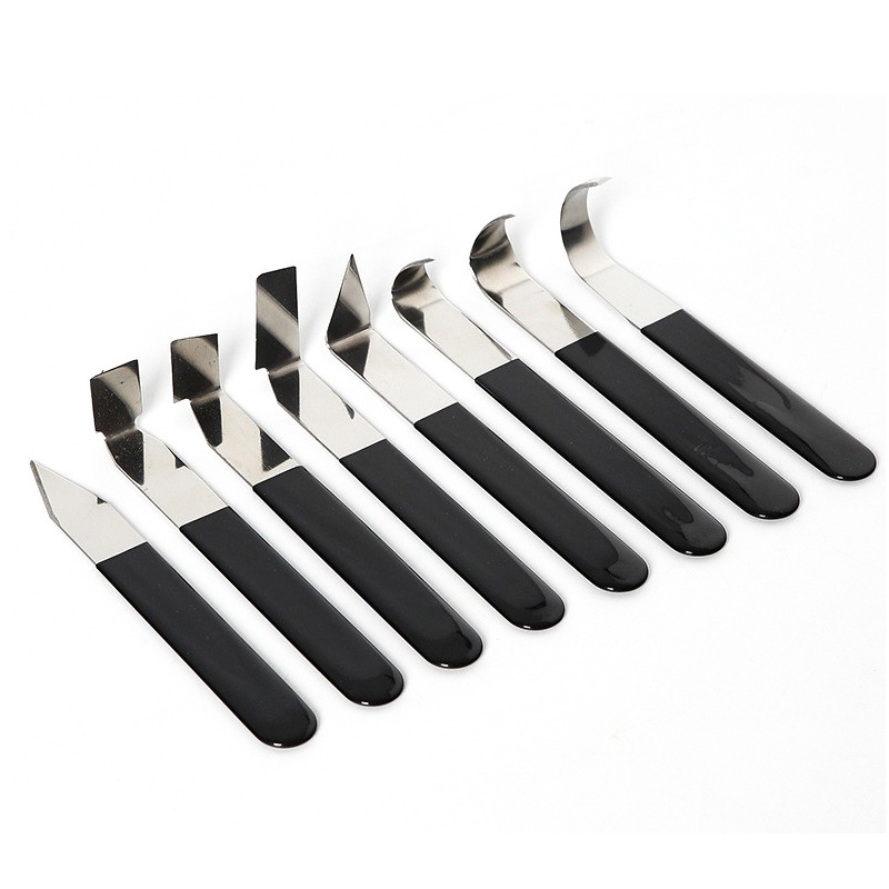 跨境陶艺工具11件套装粘土石塑雕刻刀 细节针 打孔器艺术七本针