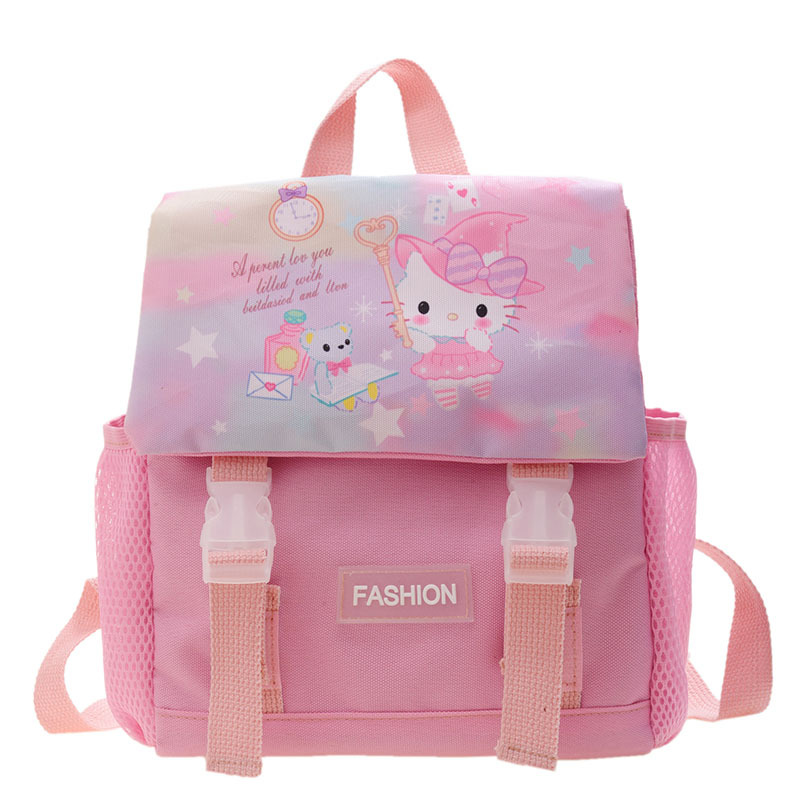 Foreign Trade 2023 Autumn New Children's Bags Fashion Oxford Cloth Backpack Large Capacity Cartoon Kindergarten Backpack Bag