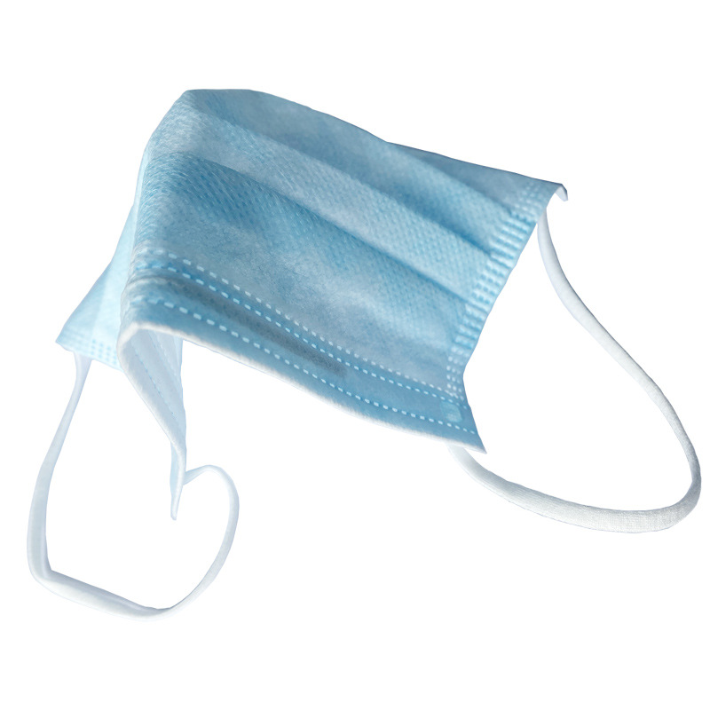 10片装一次性医用外科口罩熔喷布三层防护医生蓝色face mask包邮