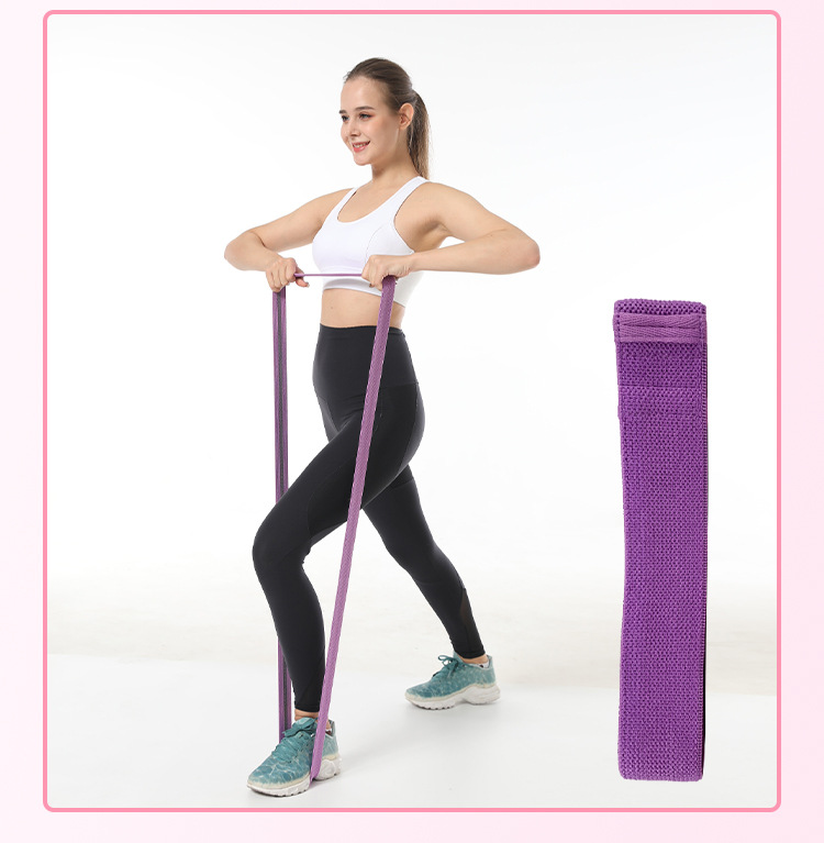 加长瑜伽带健身拉伸带伸展引体向上松紧2米长4cm宽窄款拉力带套装
