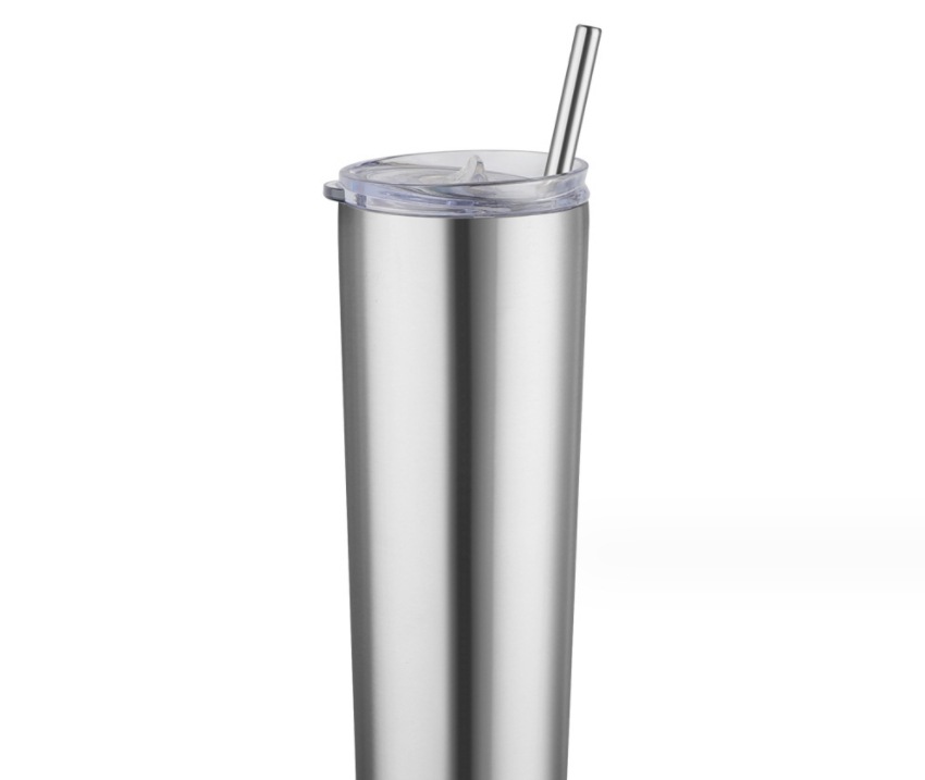 304 Stainless Steel Cup Cup with Straw