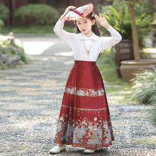 明制汉服女童中国风高端马面裙古风小女孩夏季套装儿童汉服