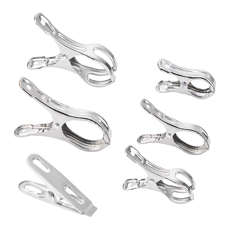 New Stainless Steel Air Quilt Clip Large Metal Clip Sun Clip Hang the Clothes Little Clip Clothes Clip Windproof Clip