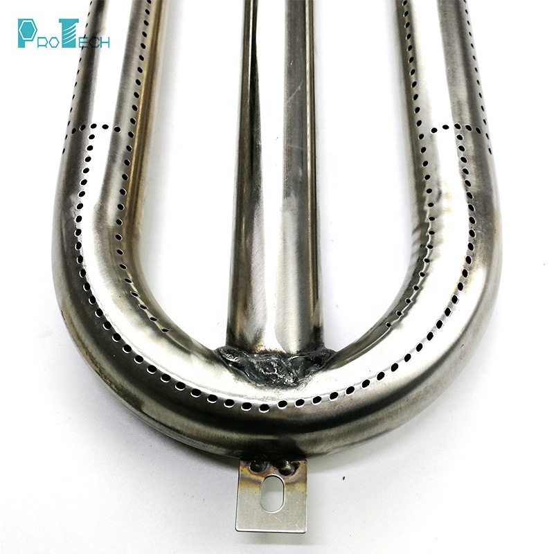 跨境电商专供u型燃气加热炉管瓦斯燃烧器火排烧烤炉烧烤架bbq炉头