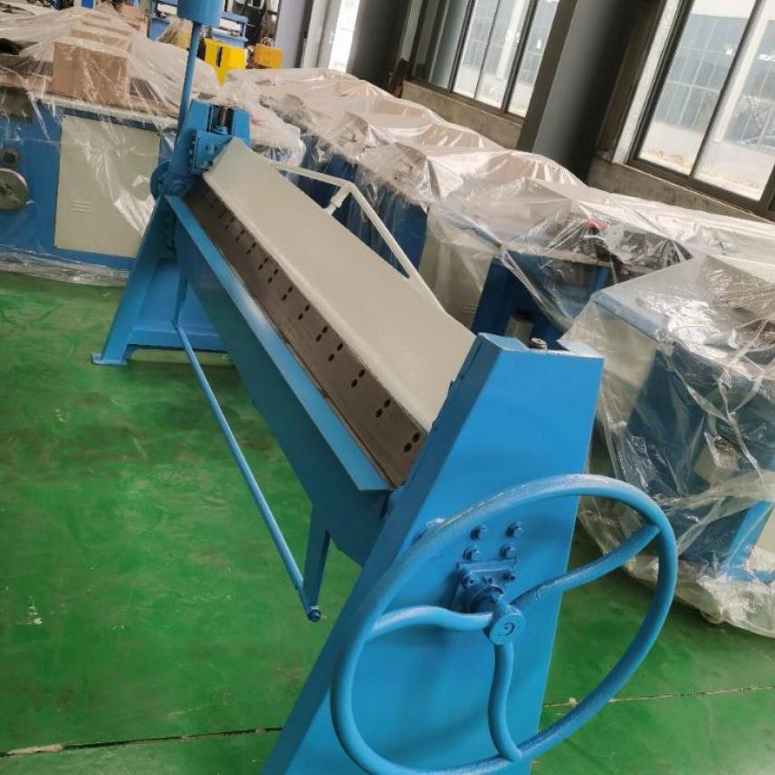 手折不锈钢材可调节丝网折边机 液压铝扣板90度风管折弯机