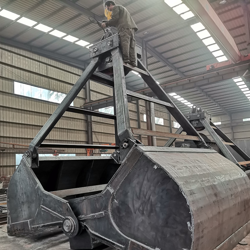 定制四绳抓斗 2立方3立方机械抓斗u47双绳抓斗