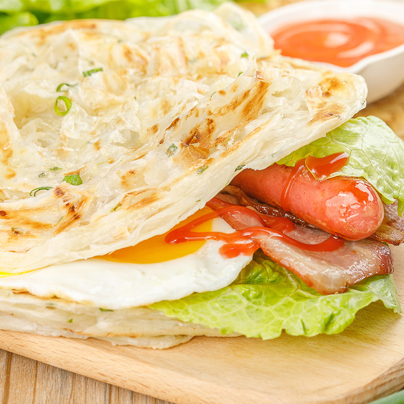 手抓饼商用50片包邮120克早餐煎饼原味葱香面饼皮-阿里巴巴