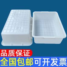 透明整理箱食品级周转箱大白盆塑料框食品箱箱龟箱大白色箱塑胶箱
