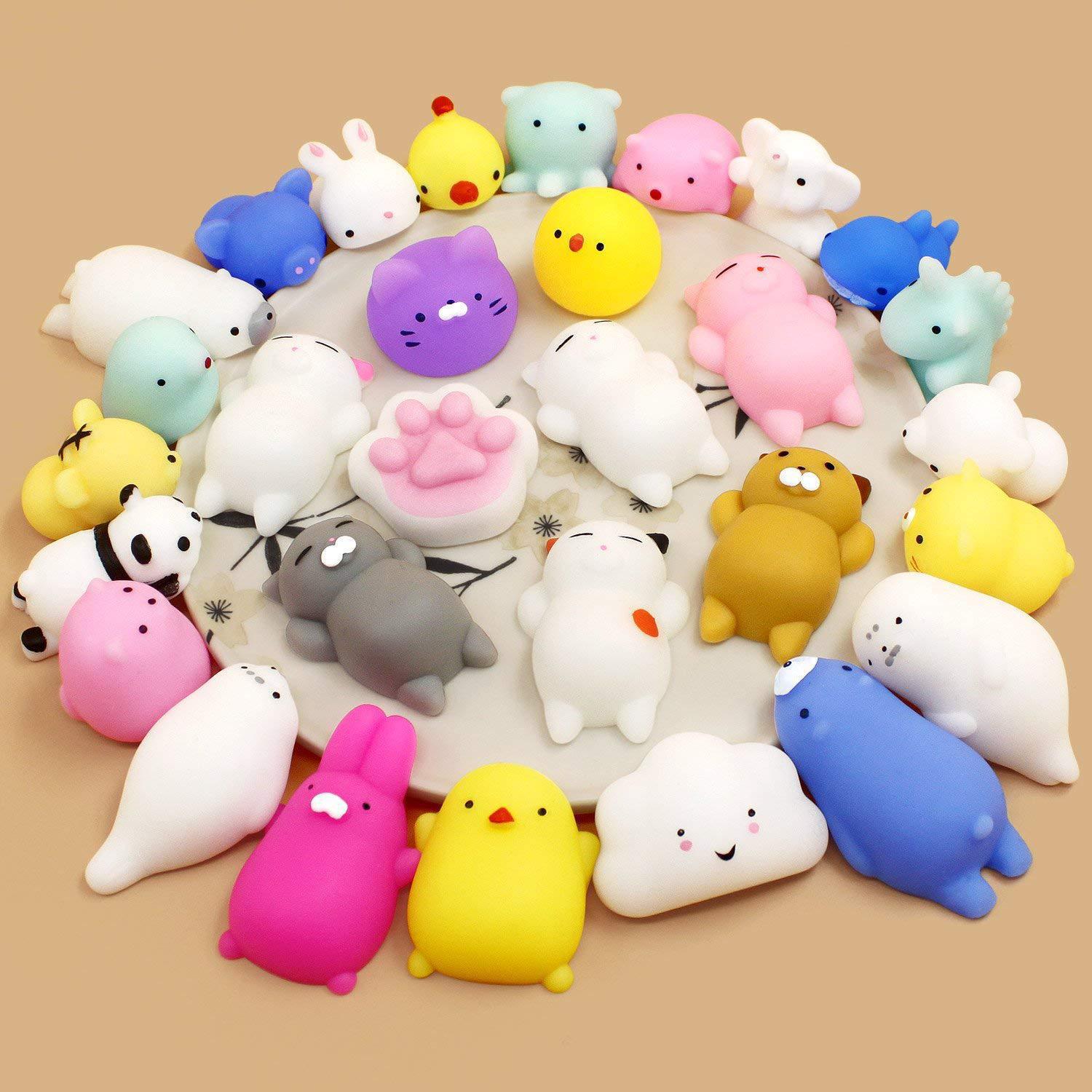 Cute Animal Ball Squeezing Toy Squeeze Ball Decompression Trick Vent Ball Student Small Gift Children's Toy Wholesale
