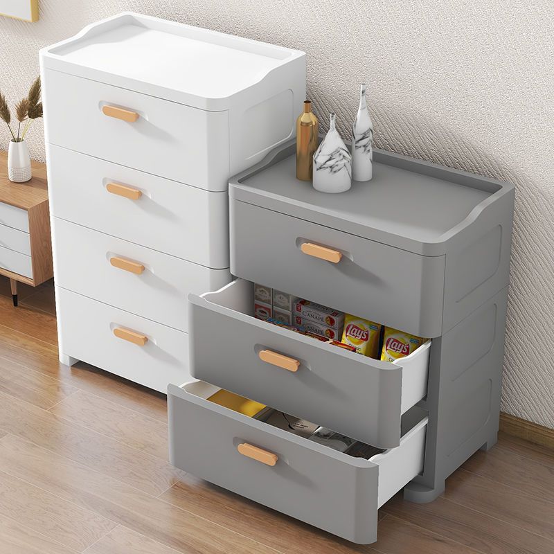 加高加厚抽屉式收纳柜家居储物柜儿童零食柜床头柜内衣内裤收纳箱
