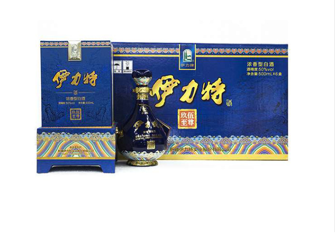 新疆酒伊力特玖伍至尊50度500ml*6瓶/箱 浓香型 整箱发货包邮