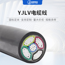 厂家供应YJLV电缆线 4*6+1*4 4+1电力电缆 YJLV电源线电缆铝芯