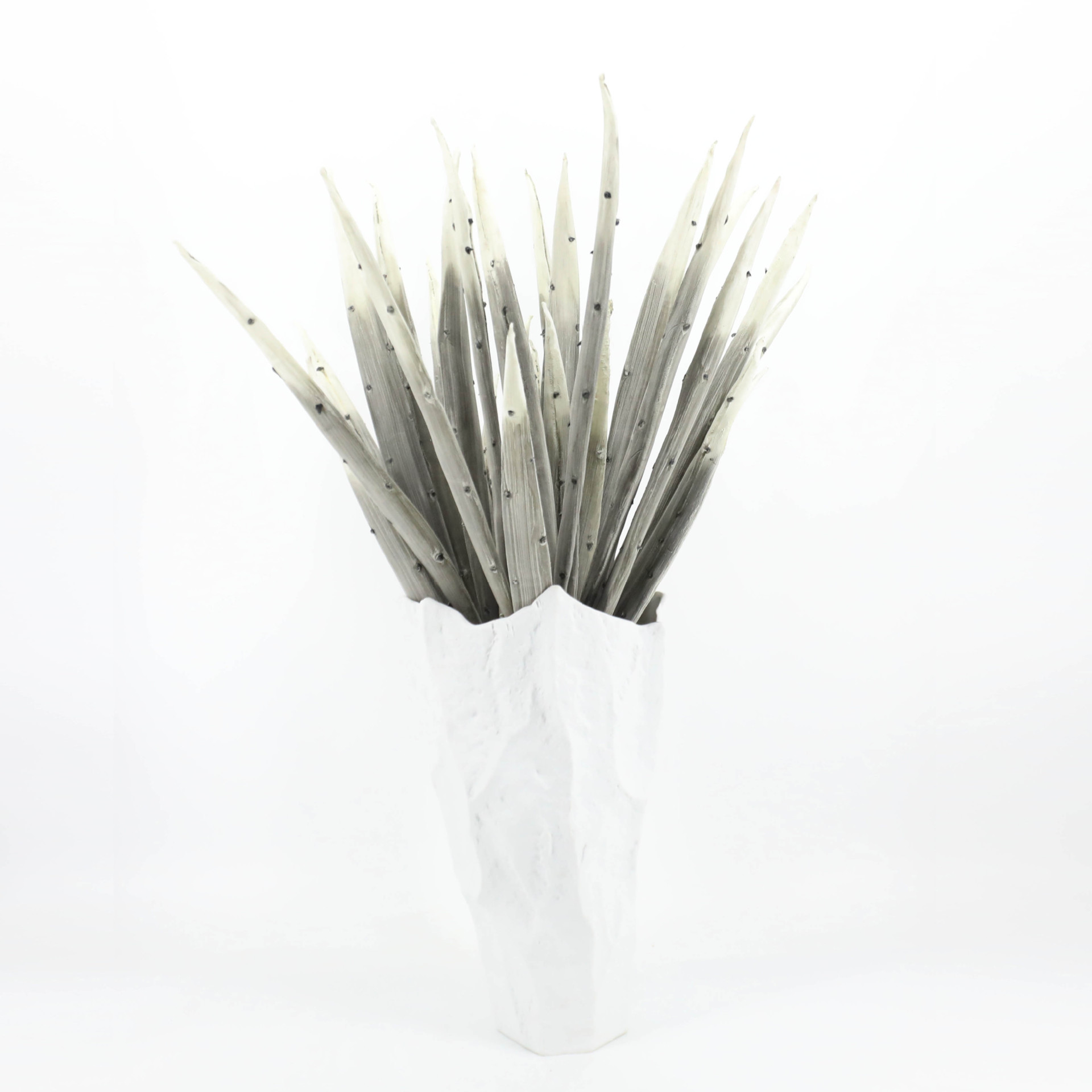 厂家供应灰色pu花仿真花假花婚庆批发 售楼处样板间家居装饰摆件